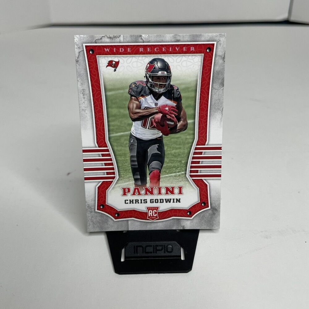 2017 Chris Godwin #141 Panini Rookie Card RC Tampa Bay Buccaneers